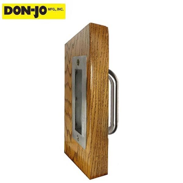 Don-Jo: Barn Door/Sliding Door Hardware Sets 3/4" Round Pull Stainless Steel